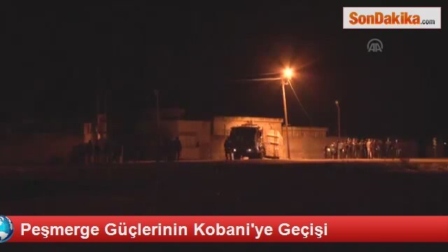Peşmerge Güçlerinin Kobani'ye Geçişi